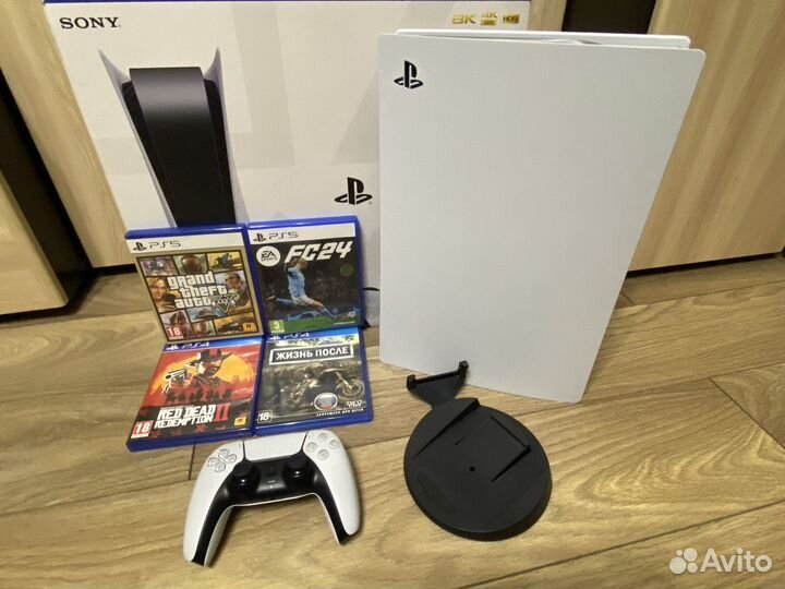 Sony playstation 5 с дисководом бу