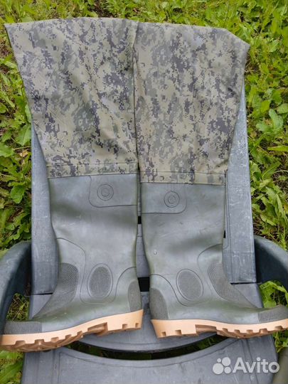 Сапоги резиновые болотные рыбацкие