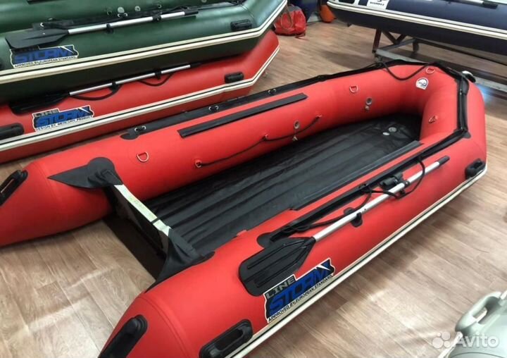 Лодка пвх Stormline Heavy Duty Air Light 380 красн