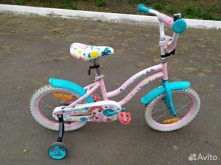 Детский велосипед для девочки 16'