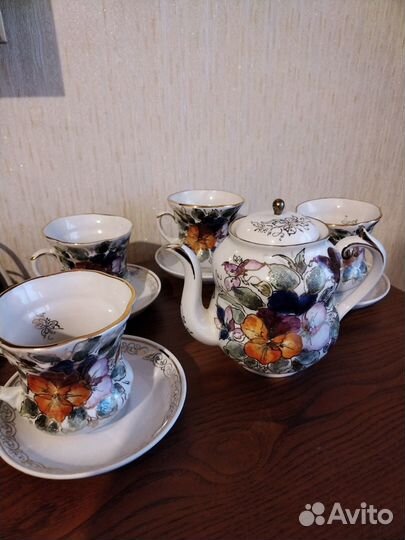 Кисловодский фарфор чайная пара
