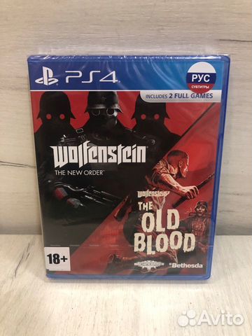 Wolfenstein New Order + Old Blood для Sony Ps4