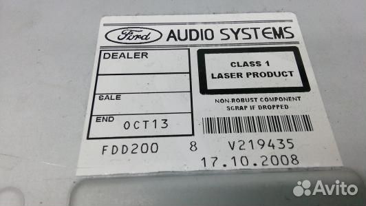 Магнитола ford focus 2 (91S11I401)