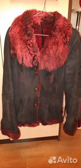 Дубленка жен. нат мех нат.замша