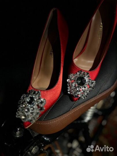 Туфли женские красные 37 38 39 40 размер