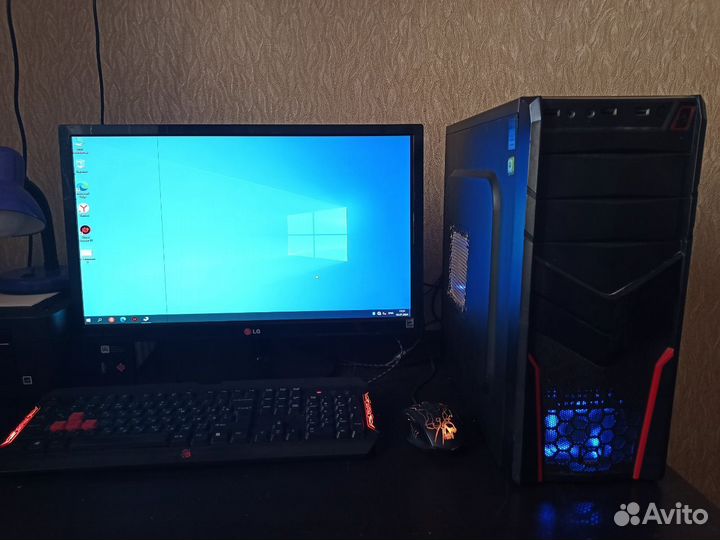 Игровой пк полный комплект с монитором