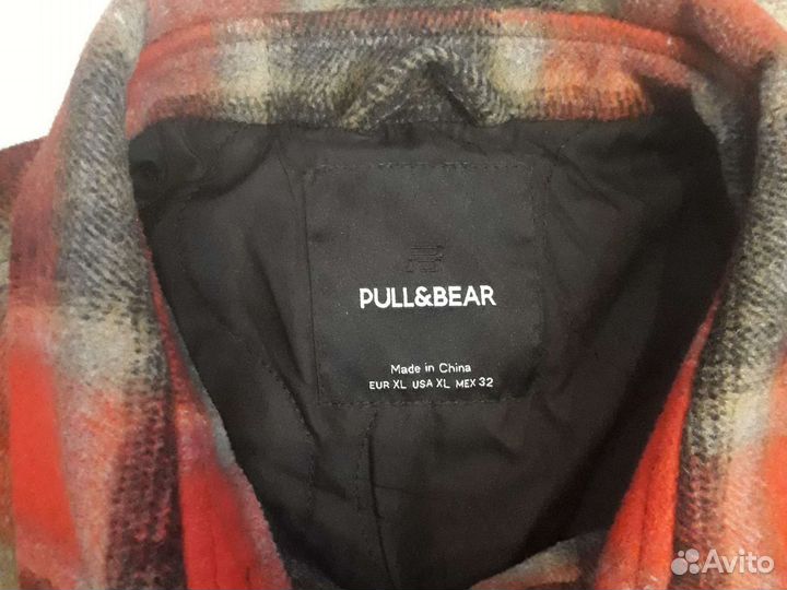 Куртка рубашка pull bear, пальто, куртка clasna