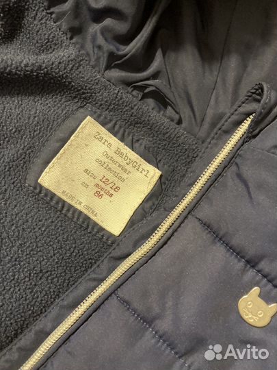 Куртка Zara для девочки