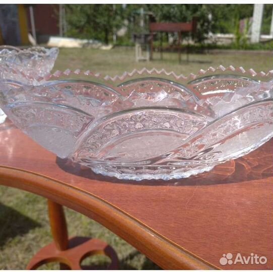 Хрустальная ваза новая