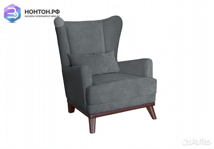 Кресло Оскар серое