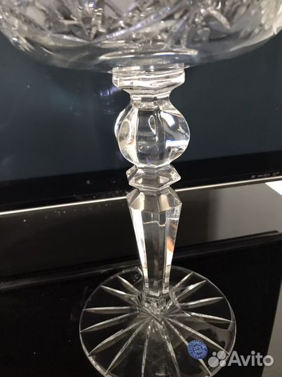 Хрустальная ваза большая Гусь-хрустальный