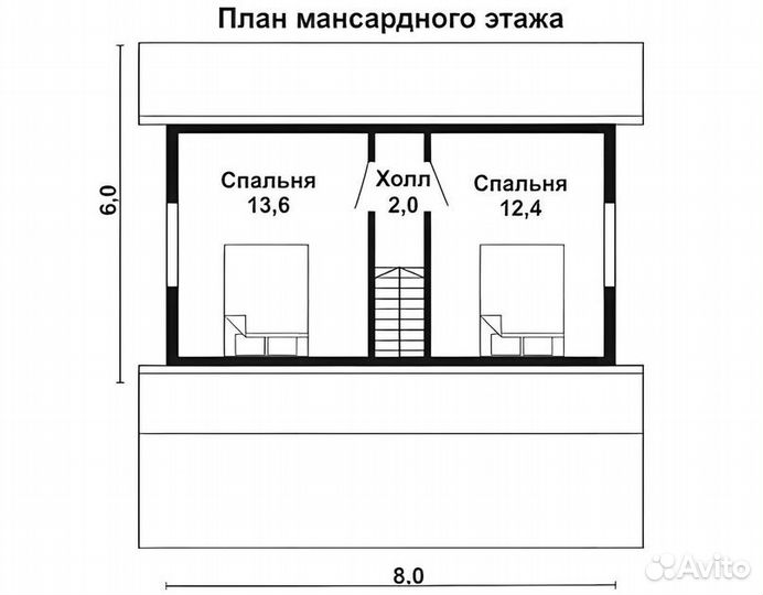 Каркасный дом 84 кв.м. с мансардой и террасой