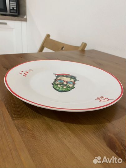 Тарелка новогодняя