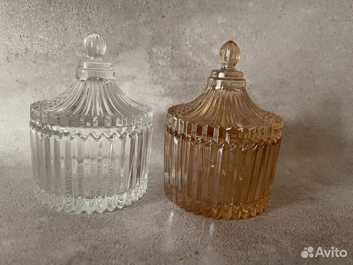 Стаканы для свечей (икорница/сахарница)