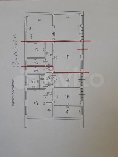 Торговая площадь, 60 м²