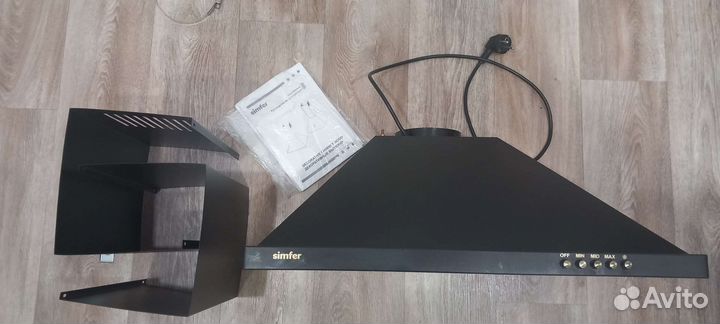 Вытяжка каминная Simfer 8560SM, 50 см,черный