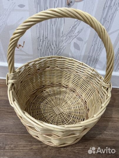 Корзина из натуральной ивы для фруктов