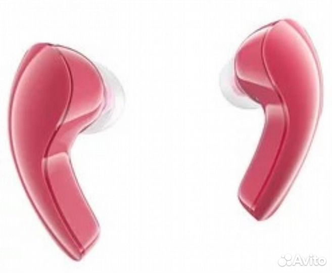 Беспроводные наушники acefast T9 красный Crystal