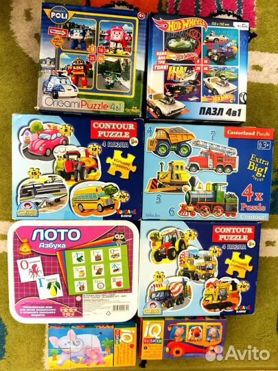 Пазлы, конструктор, головоломки