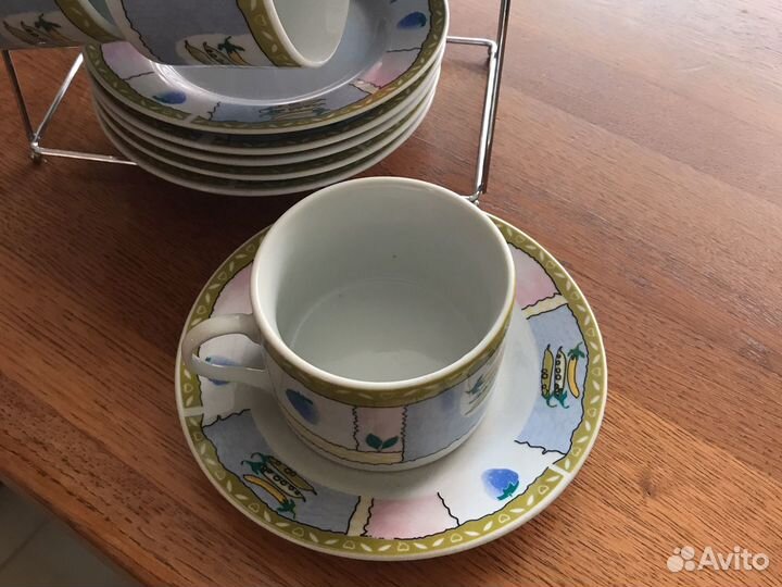 Чайные пары 6 персон, новые