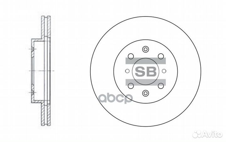 Диск тормозной передний D262 45251SCC900 45251