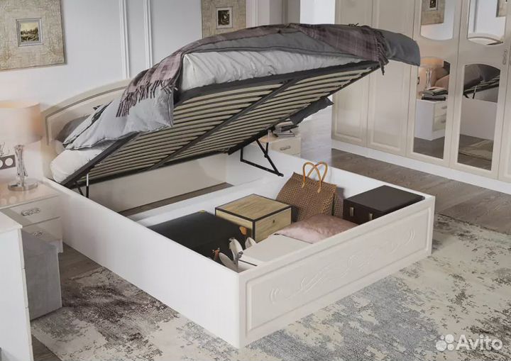 Кровать Венеция 1,6м с подъемным мех-м