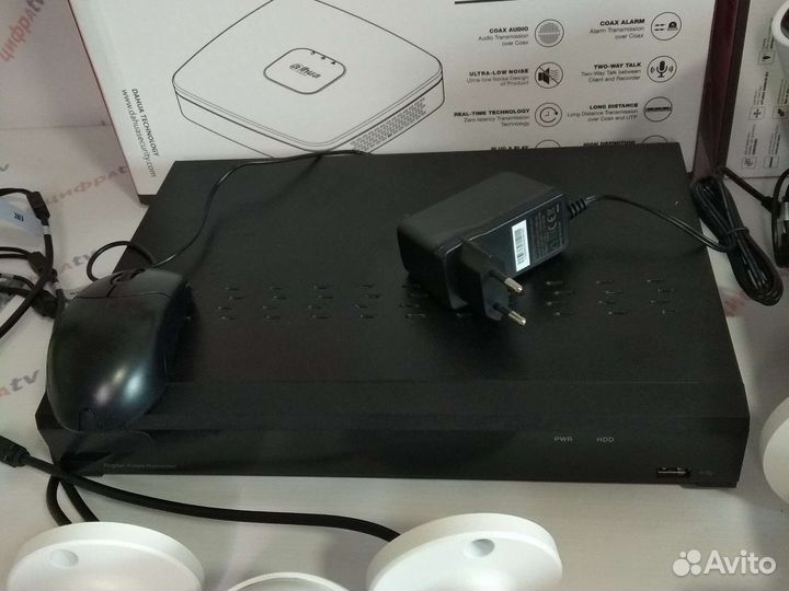 20 Камер видеонаблюдения микр IP CVI гибридный к-т