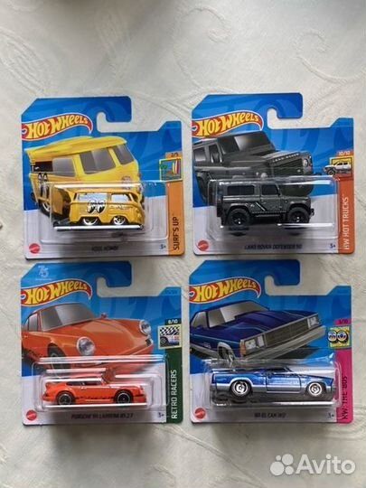 Модели Hot Wheels 1:64