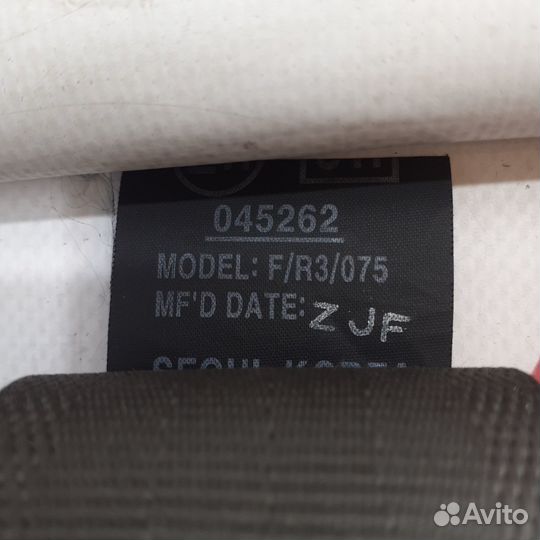 Ремень безопасности задний левый hyundai santa FE