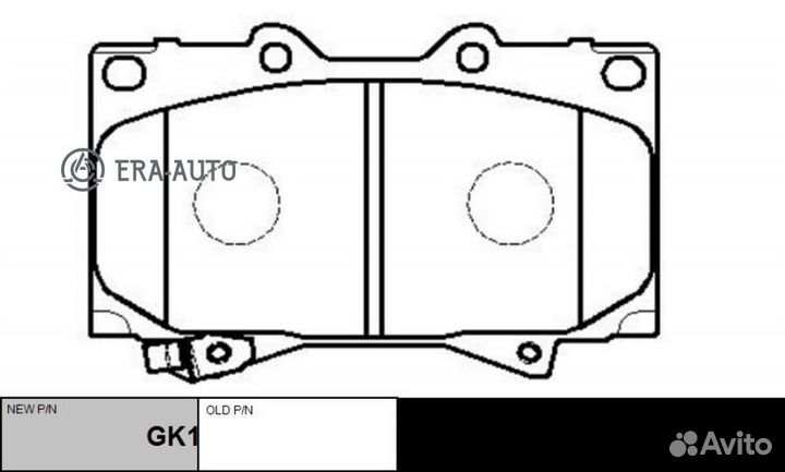 CTR GK1043 / CKT-29 Колодки тормозные дисковые пер