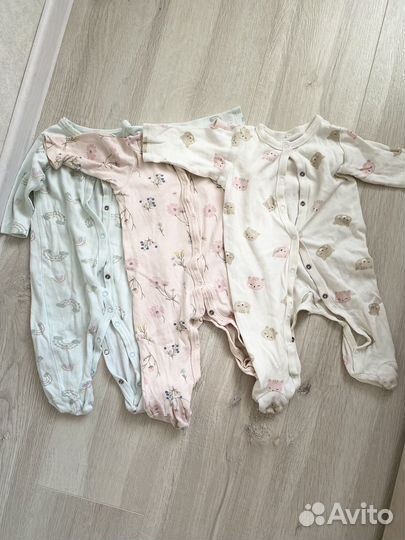 Детские вещи пакетом 68 р(комплект в кол. шапочки)