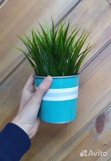 Растения фейка искусственные IKEA и кашпо