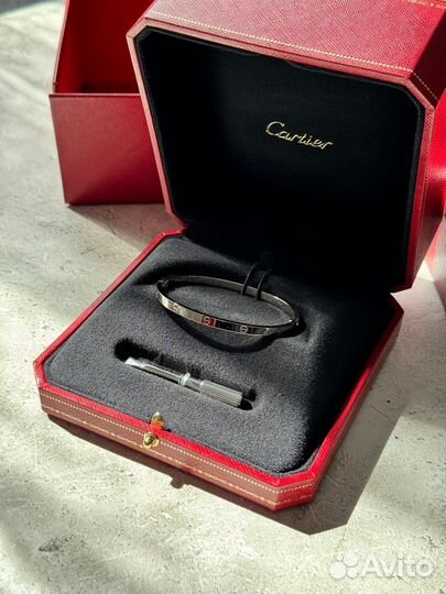 Браслет cartier love тонкий