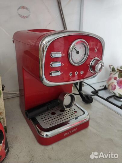 Кофеварка рожковая ретро