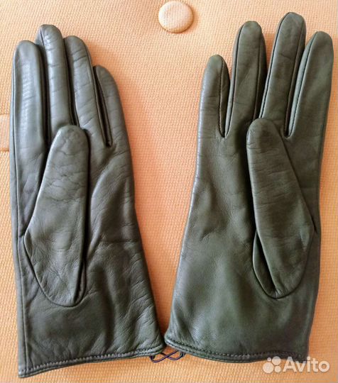 Перчатки кожаные