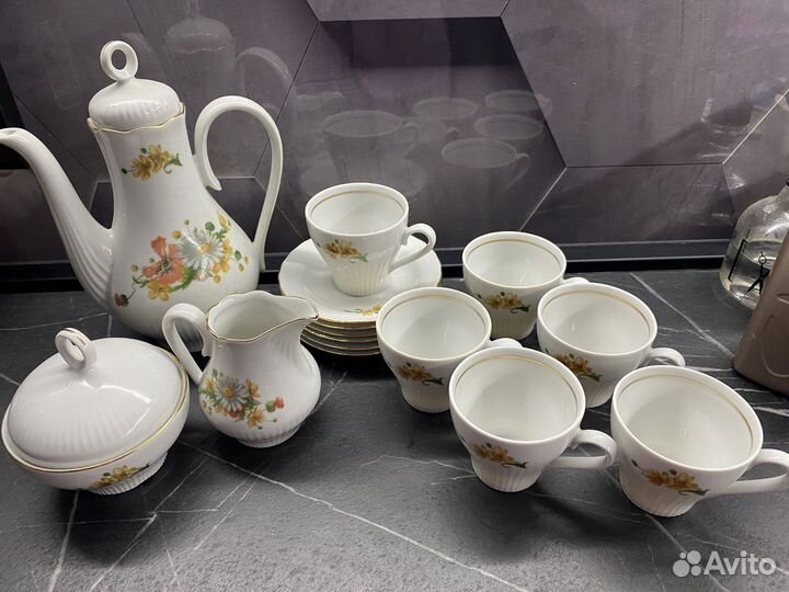 Сервиз гдр Henneberg Porzellan 1777