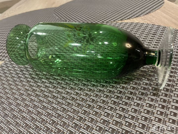 Винтажная вазочка из тонкого стекла, СССР