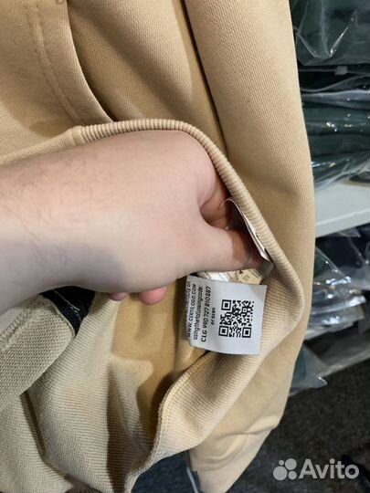 Песочный Зип худи stone island M L XL XXL