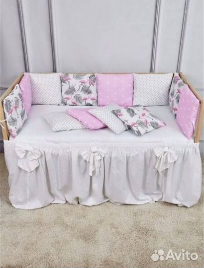 Бортики в детскую кроватку