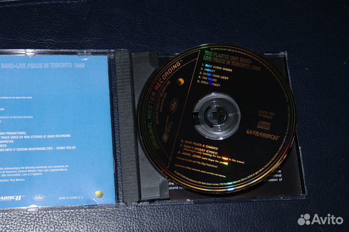 Mfsl THE plastic ONO band - Live Peace udcd 763