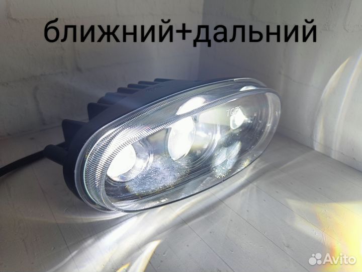 BI LED птф на Chevrolet Lanos 95W