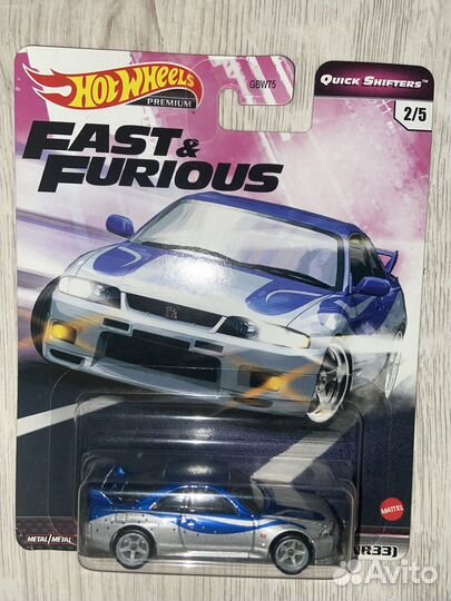 Hot Wheels nissan skyline GT-R (bcnr33) Premium