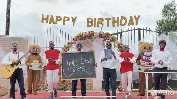 Видео поздравление из Кении 2 в 1