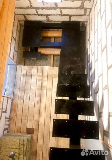 Лестница в стиле лофт