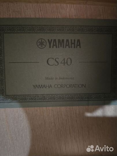 Классическая гитара yamaha cs40