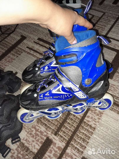 Роликовые коньки детские раздвижные