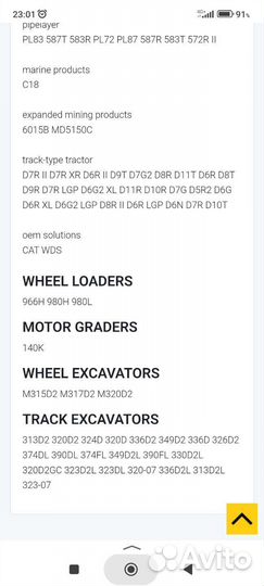 Звуковой сигнал CAT