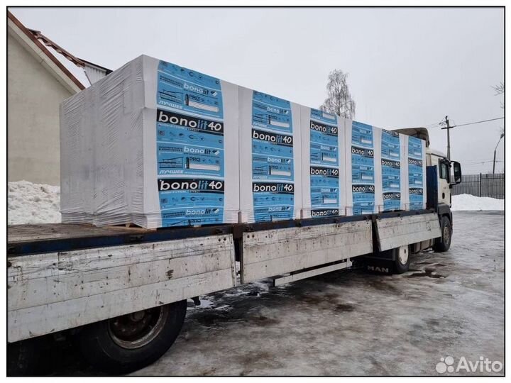 Газобетонные блоки с завода Bonolit