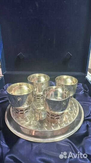 Набор рюмок серебро