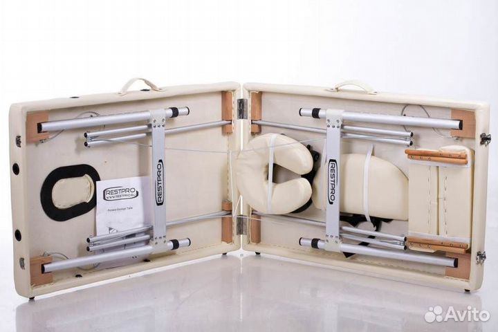 Складной массажный стол restpro ALU 2 (L) Cream